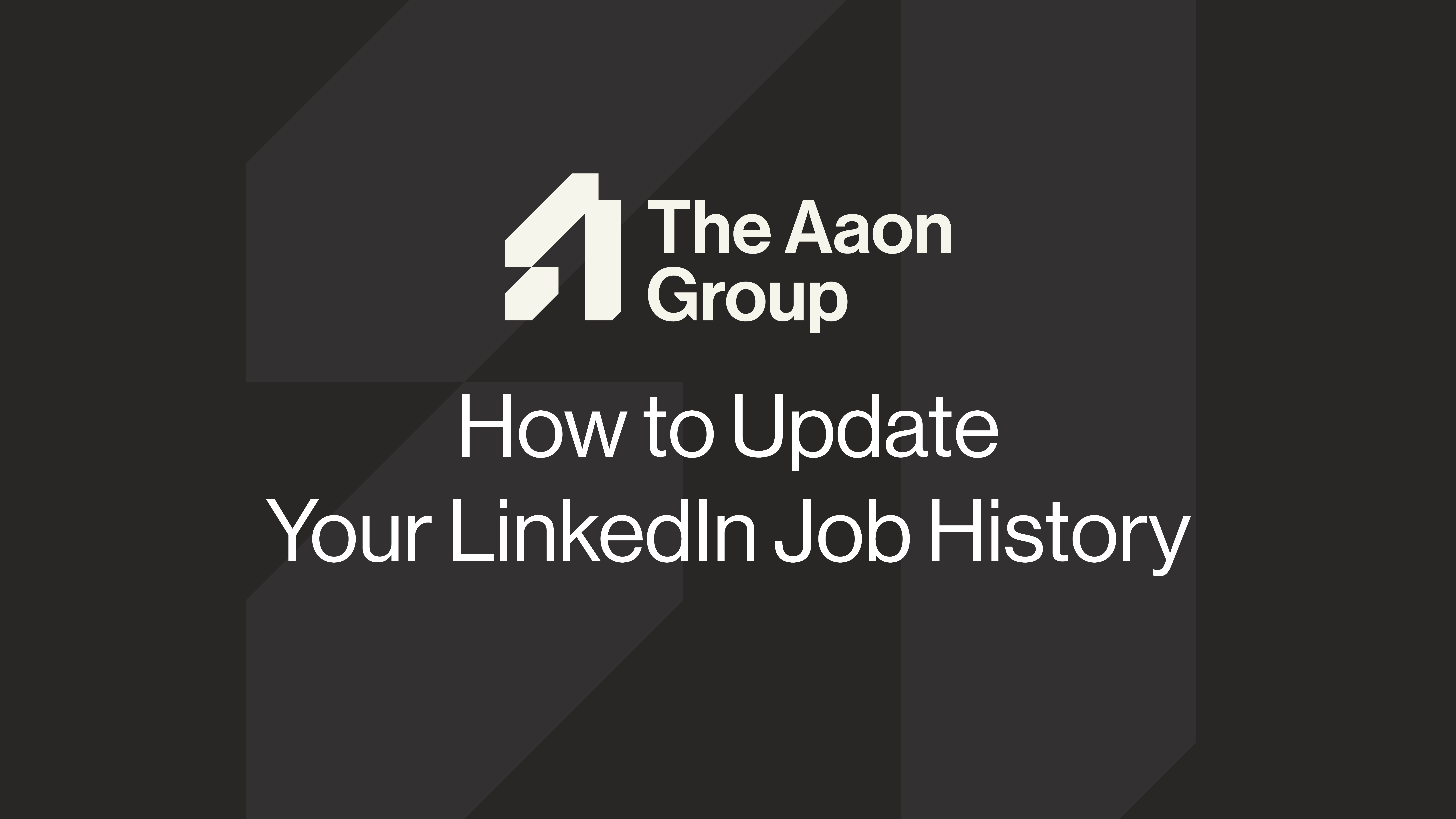 How to Update Your LinkedIn Job History_Thumbnail