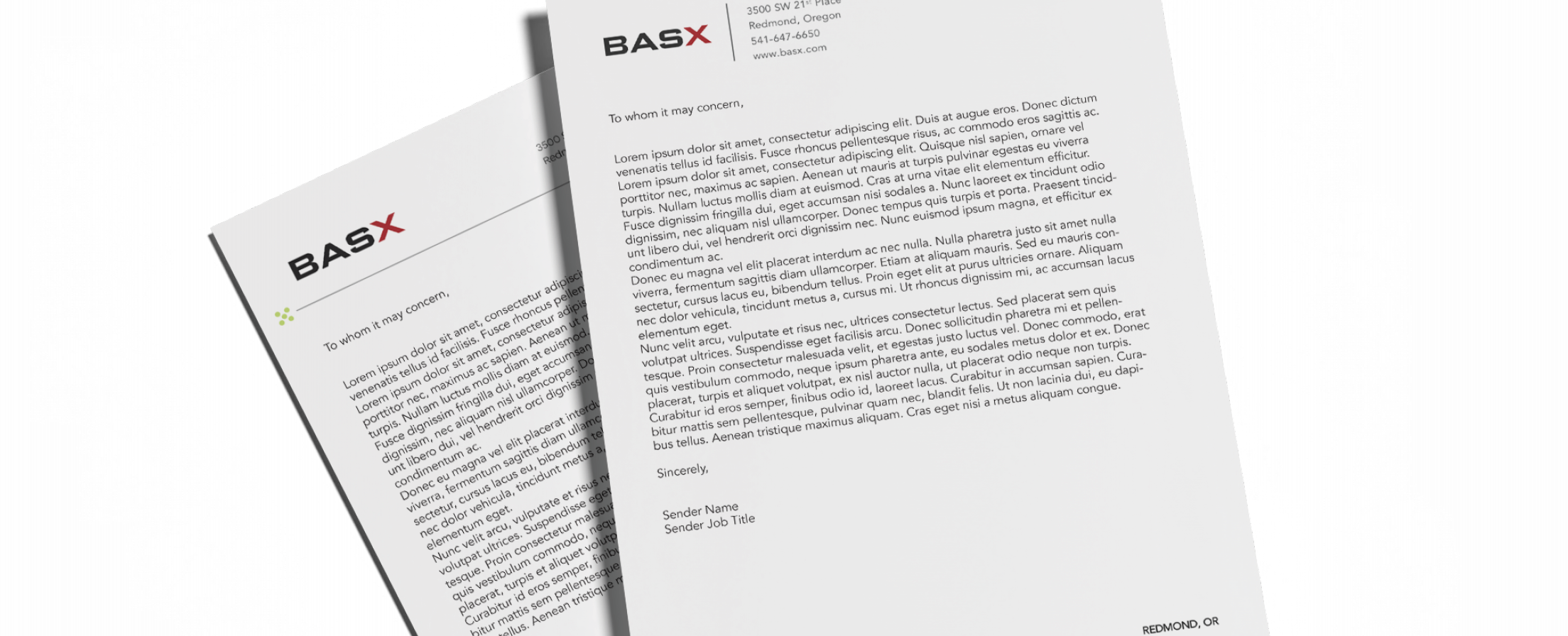 BASX Letterheads